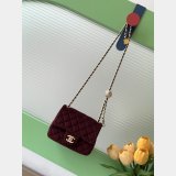 High Quality Mini Flap Velvet AS1786 & AS1787 Bag