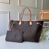 High Quality Louisy Vuittun Monogram Canvas Neverfull GM red Bag 40CM