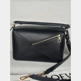 Best Loewe Featherlight Puzzle Small Nappa Lambskin Handbag 24CM