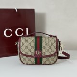 Gucci Quality Ophidia Small Top Handle GG Fabric 836843 Bag