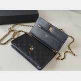 Fashion AP4241 Chain Wallet Knockoff Black Bag