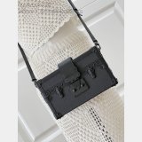 Designer Louis Vuitton Petite Malle Luxury Copy M24303 Black Bag