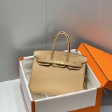 Hermes Birkin 35cm Togo leather Handbags Light Brown