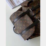 Louis Vuitton M43735 Christopher PM Monogram Macassar Canvas in Brown