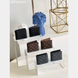 Louis Vuitton Men Replica M64002 Slender Wallet Monogram Eclipse Canvas