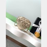 Quality Micro AP2784 Heart Clutch With Chain Bag