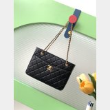 Replica AS5215 Shopping Tote Shiny Black 7 Star Bag