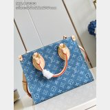 Louis Vuitton Inspired M14633 OnTheGo PM Monogram Denim Bag