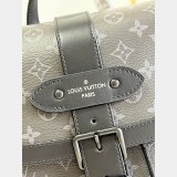 Replica Handbag Store Louis Vuitton 1:1 Replica m45913 Saumur Backpack Monogram Eclipse Canvas