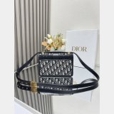 Top Small 30 Montaigne Bag Blue Dior Oblique Jacquard
