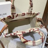 Duplicate Celine CABAS SMALL Canvas Tote Bag