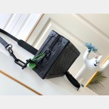 7 Star Louis Vuittons Soft Trunk H25 M55700 Black Bag