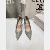 Replica Handbag Store Jimmy Choo High Heel Shoes Flat/6.5/8.5CM