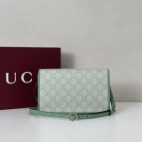 Gucci Designer GG Emblem Zip Around Wallet 819122