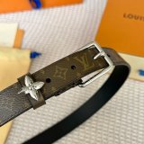 Louis Vuitton Flowergram 2.5cm Monogram Reversible Belt