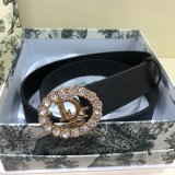 Replica Handbag Store Christian Dior AAA Belts 30mm Black Replica