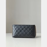 High Quality AS4700 1:1 Pouch Grained shiny Black Bag