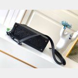 7 Star Louis Vuittons Soft Trunk H25 M55700 Black Bag
