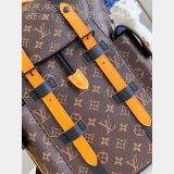 Christopher M46699 Monogram Macassar Canvas Fake Louis Vuitton Bag