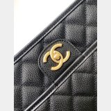 Designer AS3653 Flap Black Top Handle Wool Tweed Bag