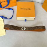 Replica Handbag Store LOUIS VUITTON Women Flowergram Belt 30MM