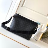 Cheap Louis Vuitton Besace Zippée Monogram Eclipse M45214 Canvas