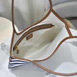 Miu Miu IVY Canvas And Leather Bag 5BG231