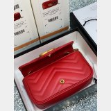 Gucci Replica Handbag Store GG Marmont Mini chain shoulder 476433 bag