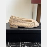 CC Ballet Flats Embroidered Cotton