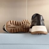 Prada 01 leather sneakers