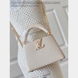 Louis Vuittons The Capucines Perfect M48865 Milky White Bag