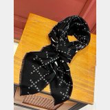 7 Star Top Replicas Double C Grid Square Scarf