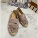 Perfect Dior Replica Openwork Embroidery Fisherman Shoes