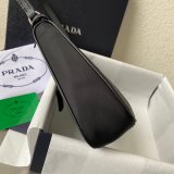 Prada Replica Handbag Store Zip Women's Hobo Black/Rose Bags Leather Handle