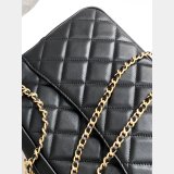 Replica Handbag Store Replica AS5187 Sheepskin Black Camera Bag