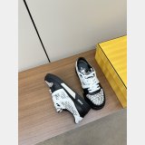 Fendi Match Low-Top Sneakers