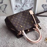Cheap Louis Vuitton Replica Handbag Store Montaigne BB Monogram M41055 Brown