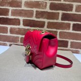 Copy Gucci Replica GG Marmont Shoulder Replica Handbag Store 739682 Luxury Bag