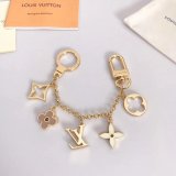 Top Quality Louis Vuitton Fleur de Monogram Bag Charm Chain M65111 Gold