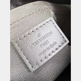 Steamer Messenger 1:1 Mirror LV Taurillon Men M23742 Black Bags