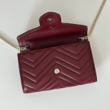 Gucci GG Marmont Wallet On Chain High Quality 837745 Bag