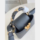 Louis Vuitton Capucines Mini M14976 Black High Quality Handbags