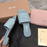 Replica Handbag Store Top Quality Miu Miu Copy Flat Sandals and Slippers Shoes
