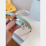 Replica Handbag Store Loewe Women Belt 1:1 Mirror Smooth 1.5cm Width