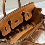 Luxury 20CM Hermes Mini Birkin With Strap Togo Leather