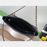 AAA+ Best AS5740 Shopping Shiny Black Bag