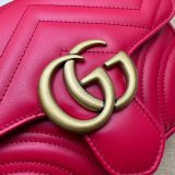 Copy Gucci Replica GG Marmont Shoulder Replica Handbag Store 739682 Luxury Bag