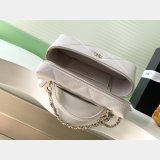 Best AP4936 Grained Shiny Calfskin Vanity Bag