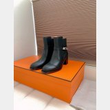 TOP Hermes Saint Germain ankle Leather boot
