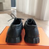 Top Quality hermes men Bouncing leather sneaker